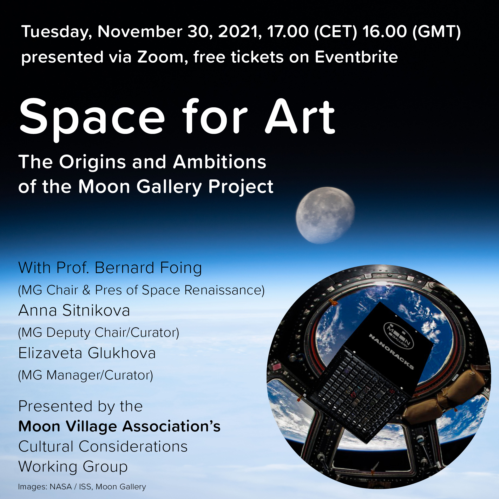 Watch the Cultural Considerations WG webinar – Space for Art
